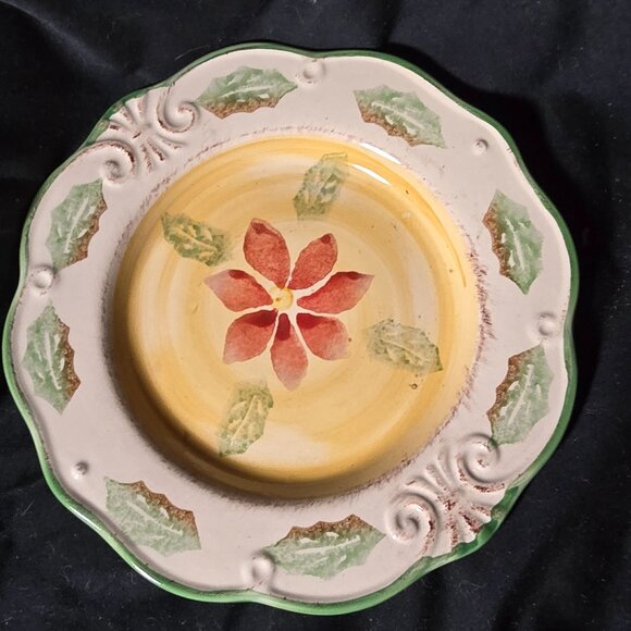 Set Of 3 Royal Norfolk Stoneware Christmas Plates - Picture 4 of 7